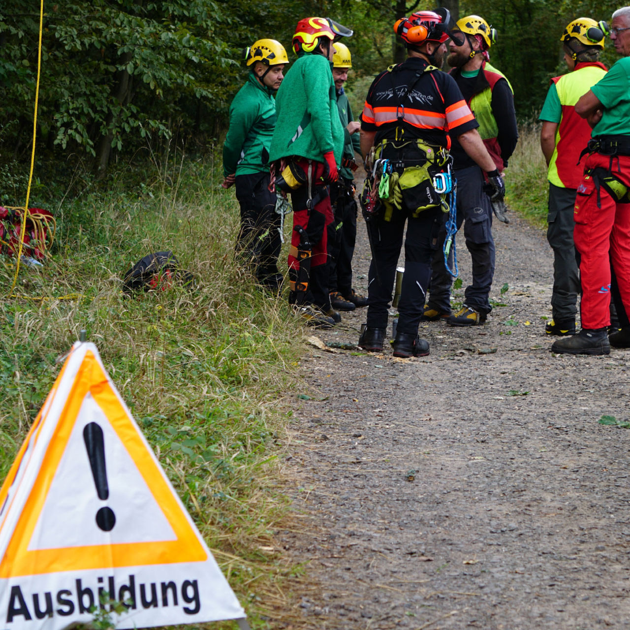 Jährliche Unterweisung in der Seilklettertechnik
