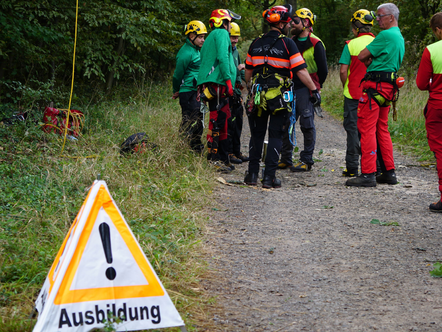 Jährliche Unterweisung in der Seilklettertechnik