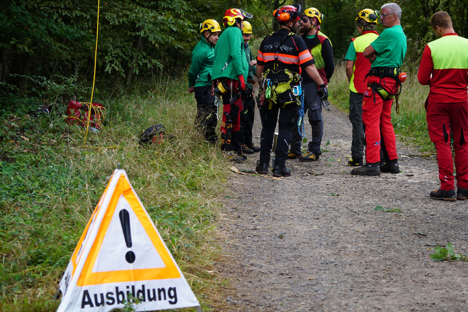 Jährliche Unterweisung in der Seilklettertechnik