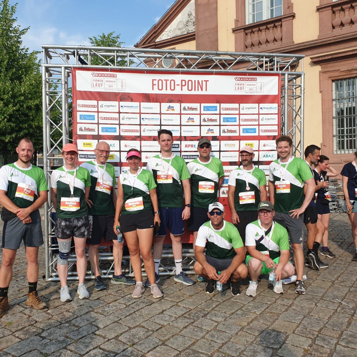 Rudis schnelle Truppe beim Firmenlauf in Mannheim und Mainz