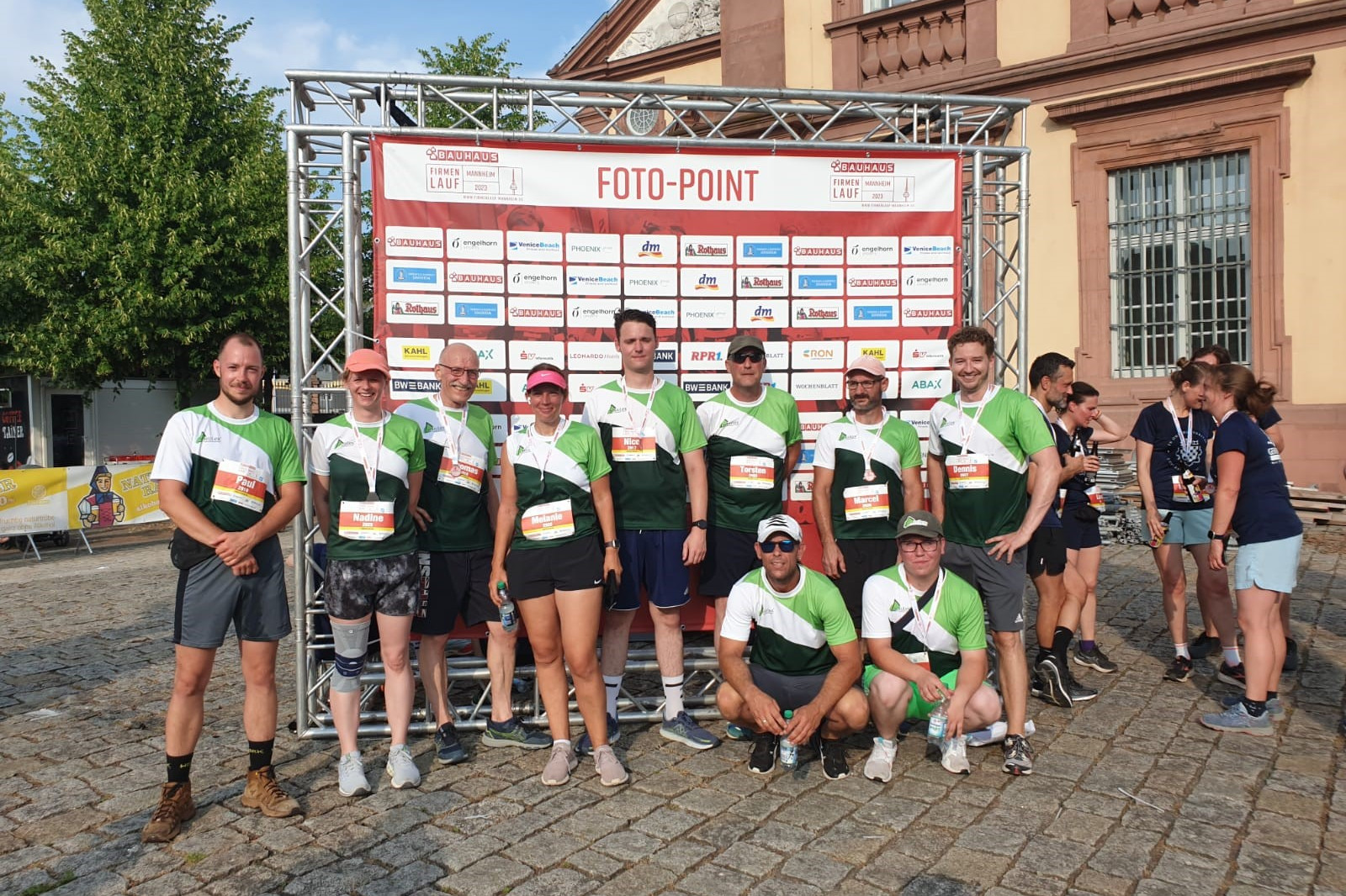 Rudis schnelle Truppe beim Firmenlauf in Mannheim und Mainz